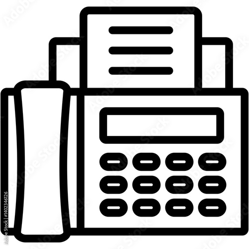Fax Machine Icon