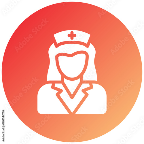 Vector Design Nurse Icon Style