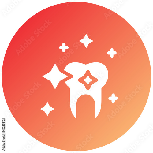 Clean Tooth Icon Style