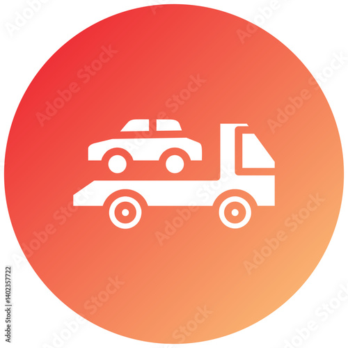 Car Shift Icon Style