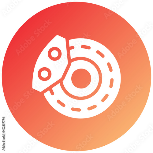 Brake Disc Icon Style