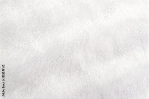 White fluffy soft fuzzy texture background suitable for design projects, textile patterns, packaging, fashion industry, and creative concepts.