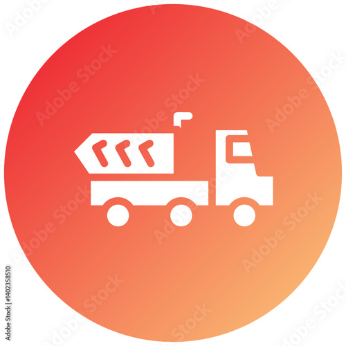 Dump Truck Icon Style