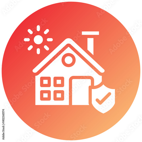 Home Insurance Icon Style