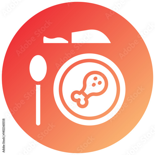 Dinner Icon Style