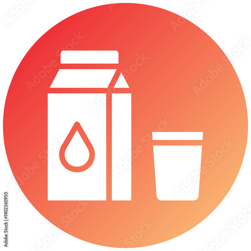 Milk Icon Style