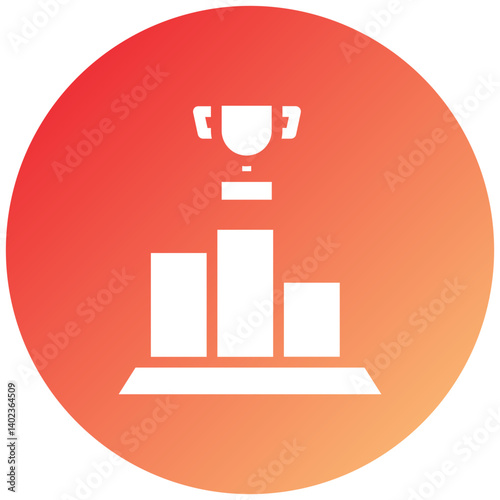 Winner Podium Icon Style