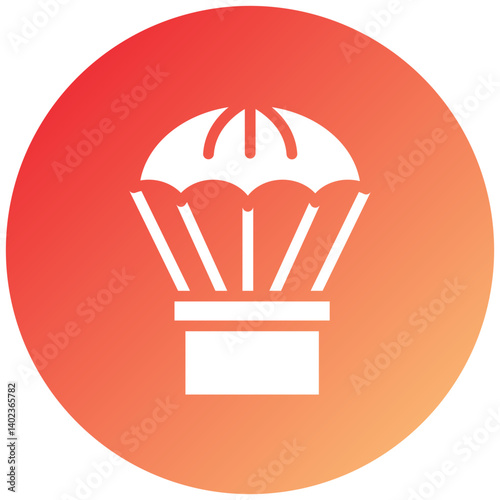 Army Parachute Icon Style