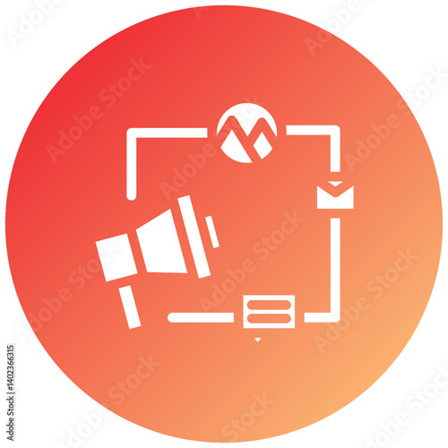 Advertising Campaign Icon Style