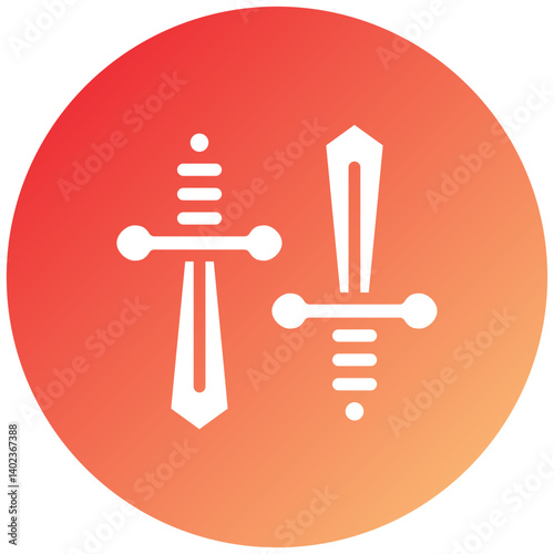 Pirate Knife Icon Style