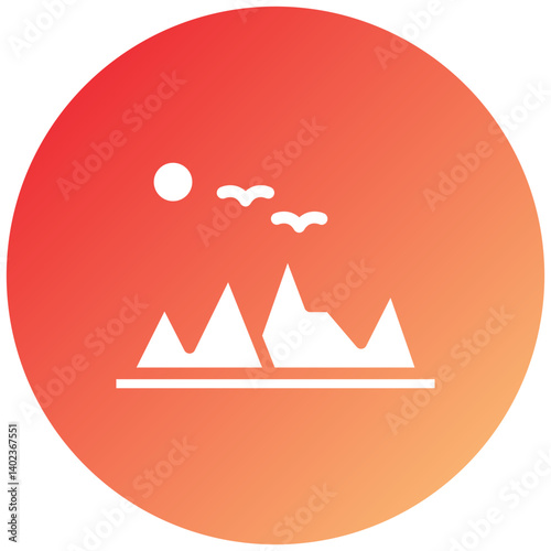 Rocky Mountains Icon Style