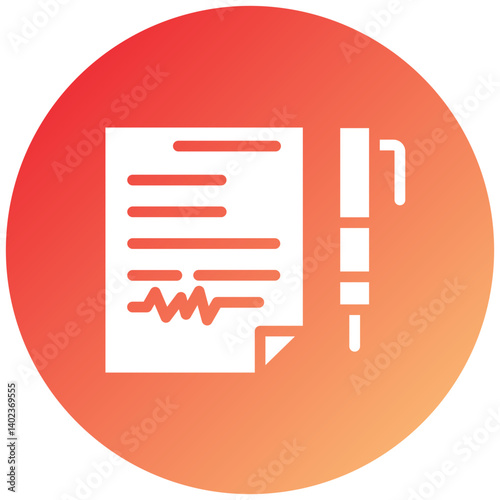 Oil Contract Icon Style