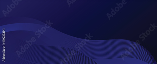 Minimaldark blue gradient background. Vector illustration