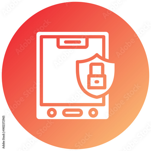 Mobile Security Icon Style