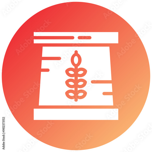 Seeds Bag Icon Style