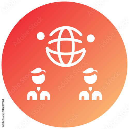 Global Network Icon Style
