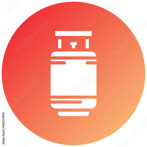 Gas Cylinders Icon Style