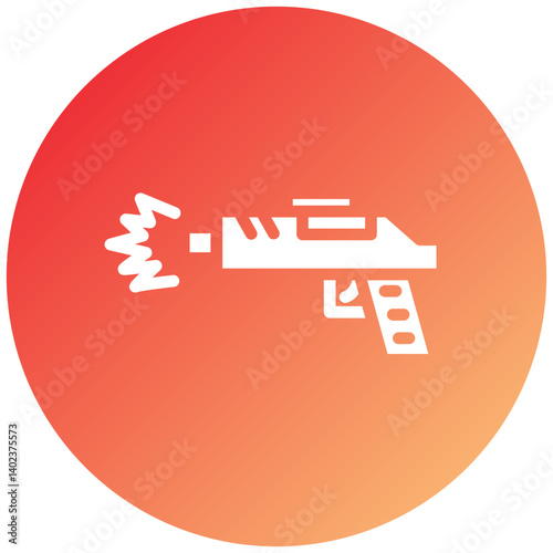 Police Shooting Icon Style