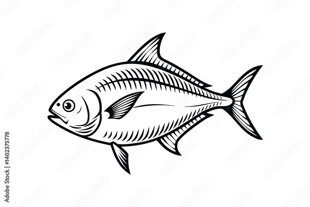 American Gizzard Shad fish vector, Fish silhouette American Gizzard Shad fish vector, Fish silhouette