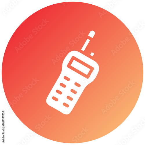 Walkie Talkie Icon Style