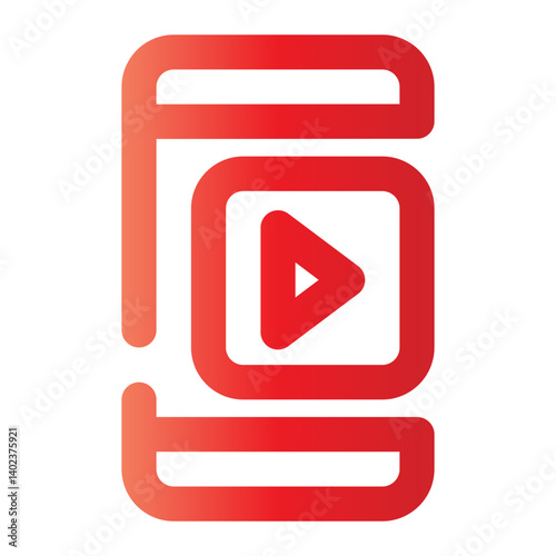 smartphone gradient icon