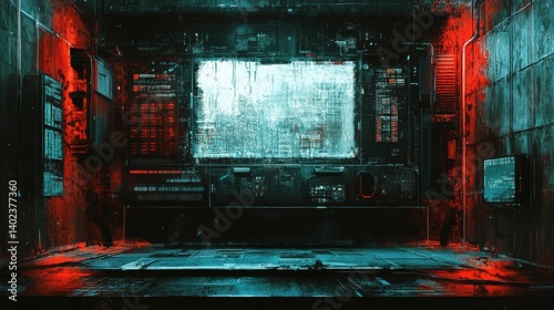 Wallpaper Mural Test Screen Glitch Texture illustration Torontodigital.ca