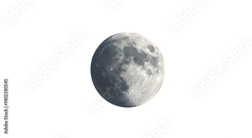 moon isolated on white