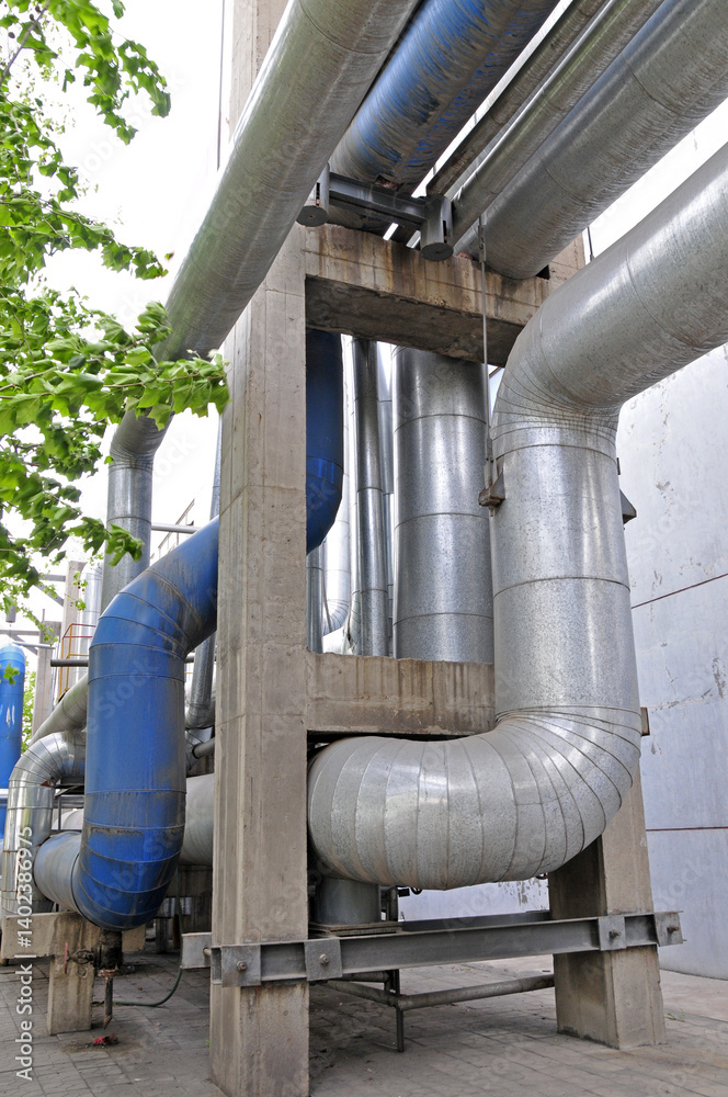 Industrial pipeline equipment of the factory Industrial pipeline equipment of the factory