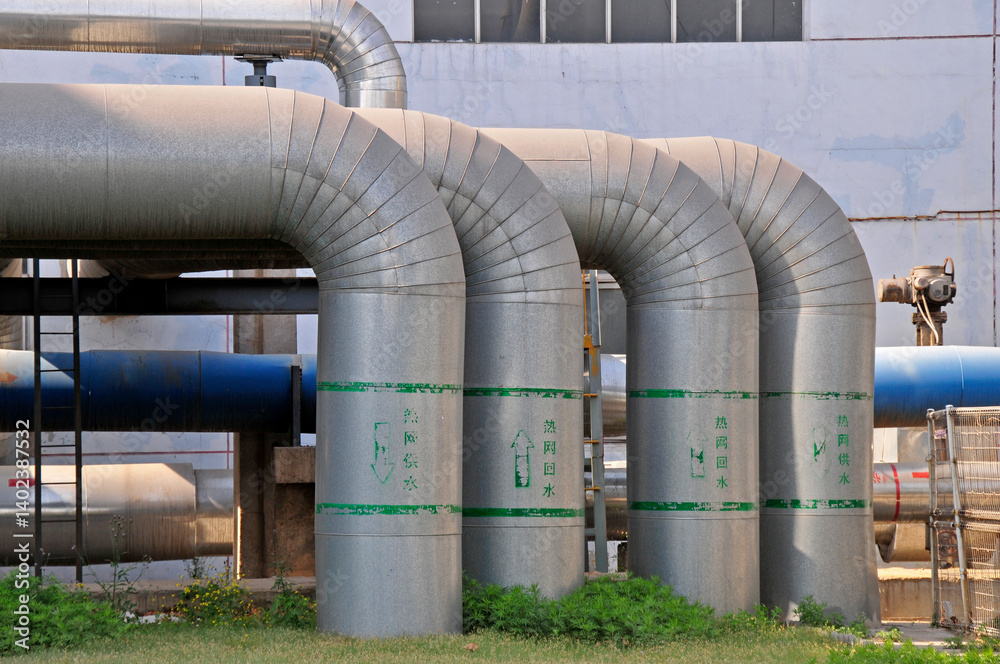 Industrial pipeline equipment of the factory Industrial pipeline equipment of the factory