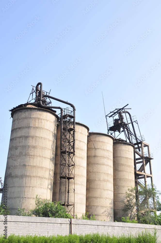 Abandoned cement manufacturers, industrial buildings Abandoned cement manufacturers, industrial buildings