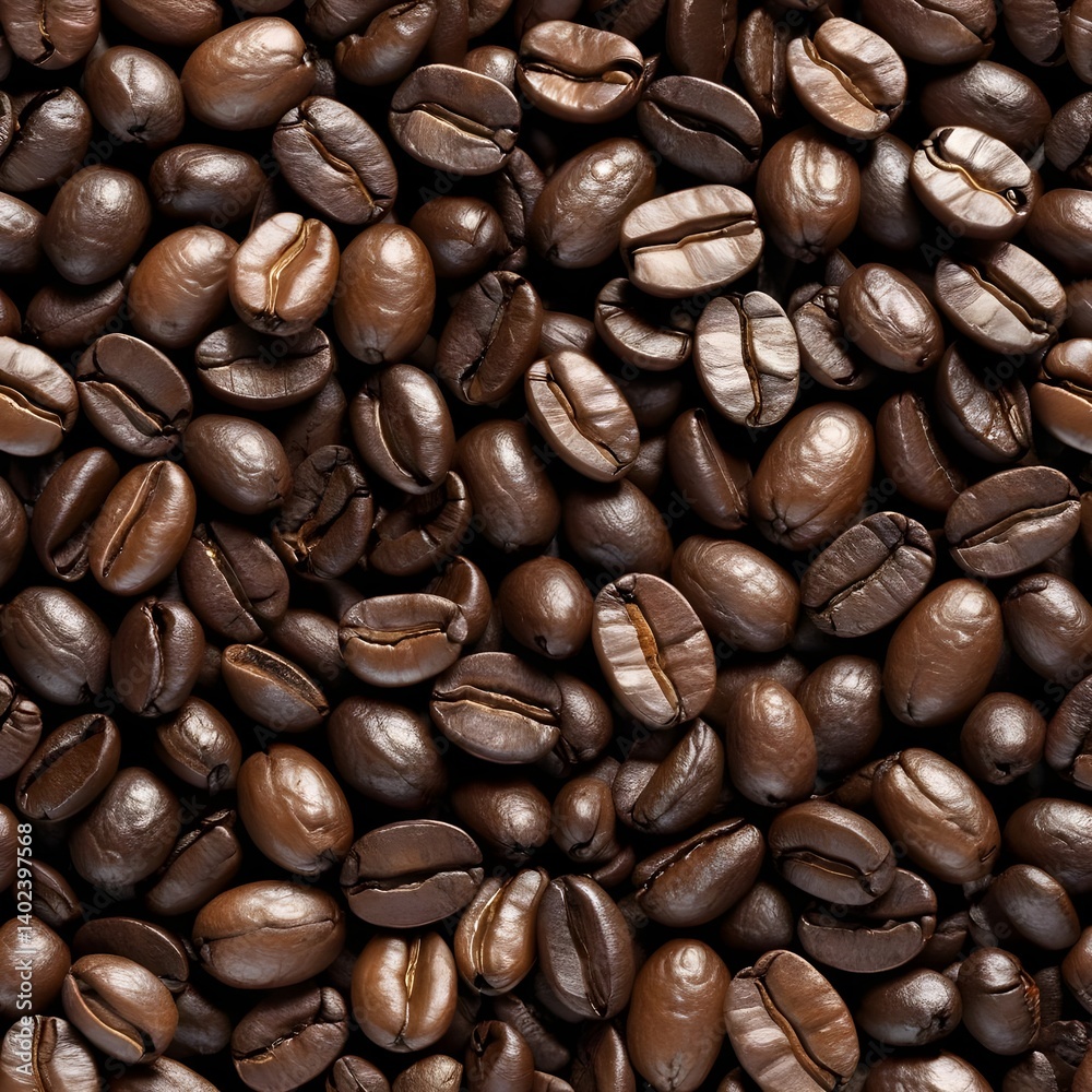 Fototapeta premium Roasted Coffee Beans Background