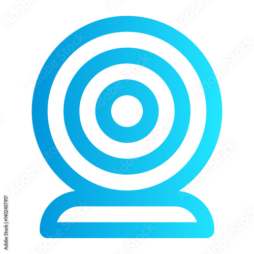 icon webcam with style gradient
