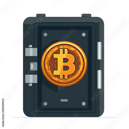 Bitcoin Cryptocurrency in a Secure Safe