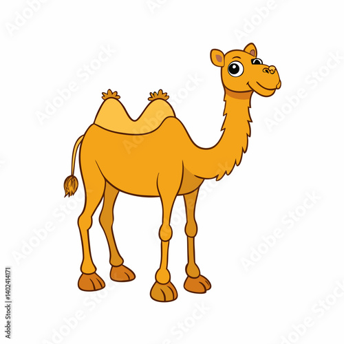 camel in the desert