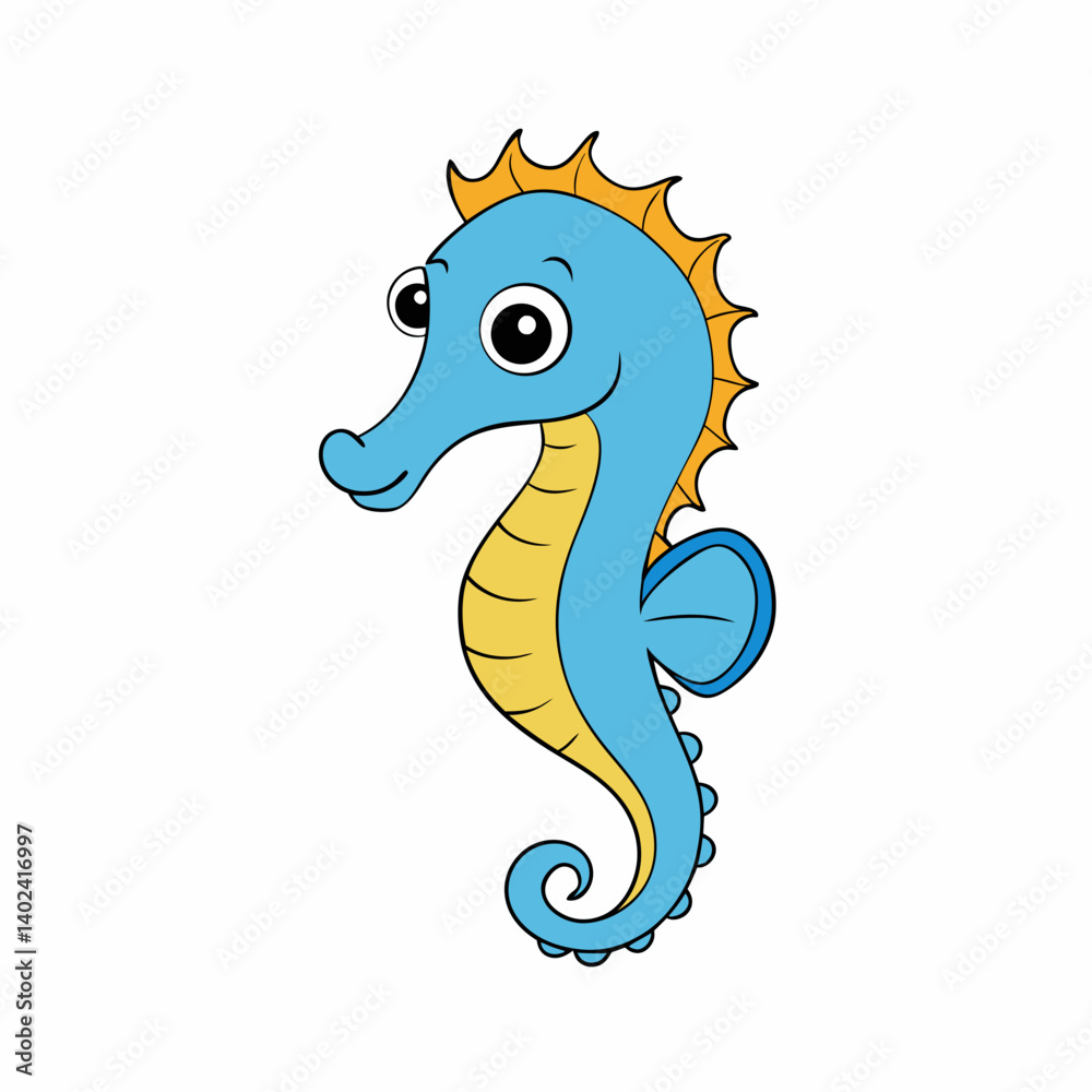 Fototapeta premium vector illustration of a cartoon snake