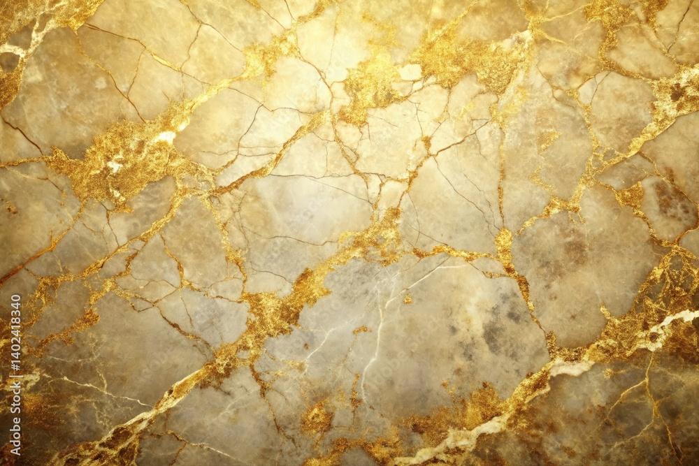 Naklejka premium White and gold marble background with elegant floor texture