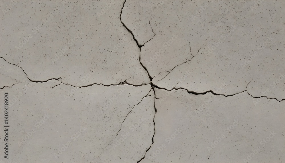 Obraz premium Cracked Concrete Wall Texture