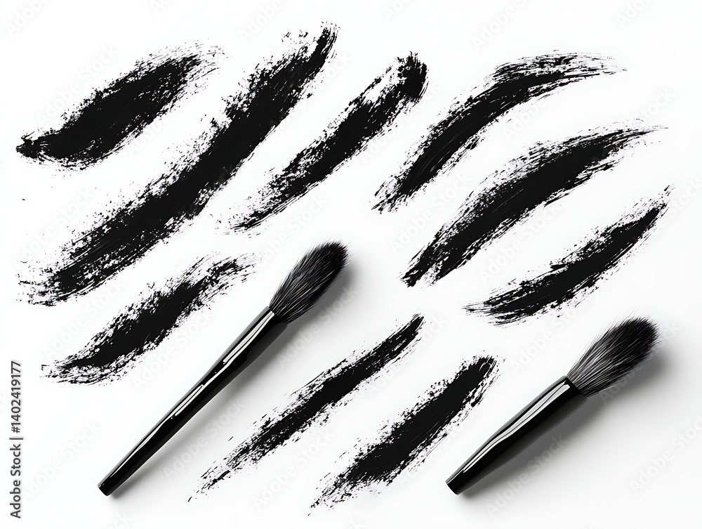 Makeup Brushes Swatches
