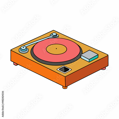 vinyl record player