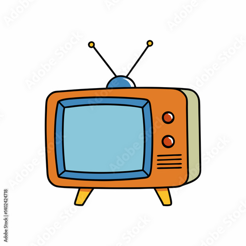 retro tv set