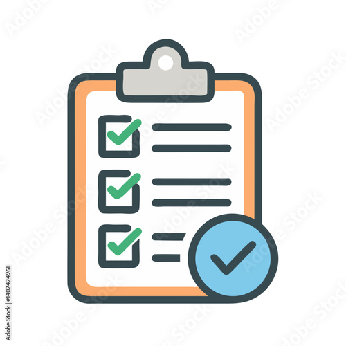 Clipboard with Checklist Representing Task Management and Productivity Planning