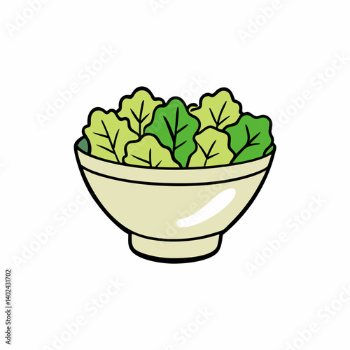 bowl of fresh spinach