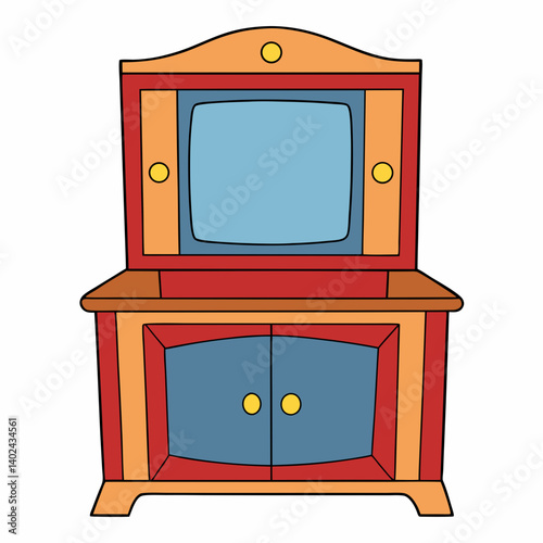retro tv set