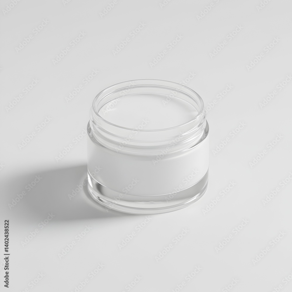 Square-top acrylic jar with strong lighting Square-top acrylic jar with strong lighting