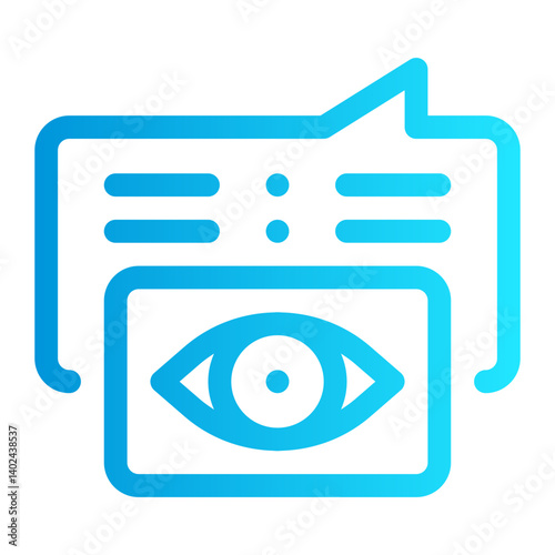 icon spyware with style gradient