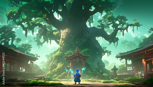 Enchanted Village, Huge Tree
