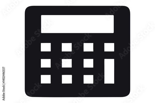 Calculator icon set. Accounting calculator icon. calculator vector, black calculator isolated on white