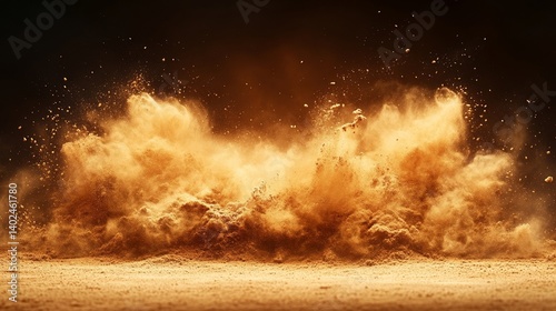 dust explosion.