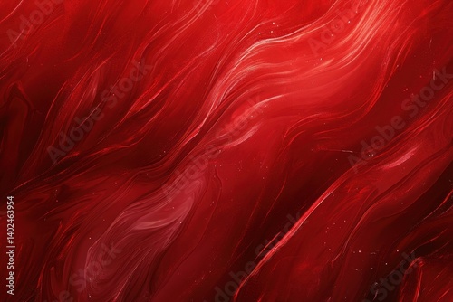 Abstract background with swirling red color and various light highlights