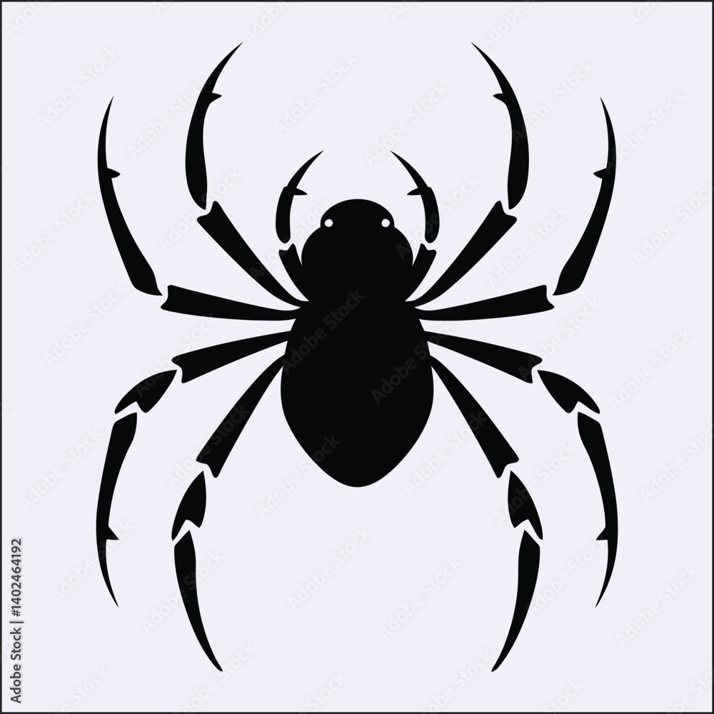 Spider Silhouette, Scary Bug